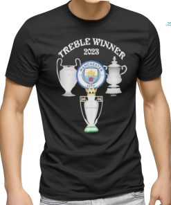 Original Treble Winners 2023 Manchester City T Shirt