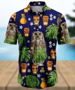 Owl Native Tropical Hawaiian Shirt For Men And Women