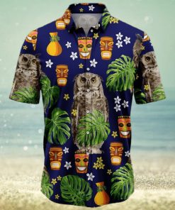 Owl Native Tropical Hawaiian Shirt For Men And Women