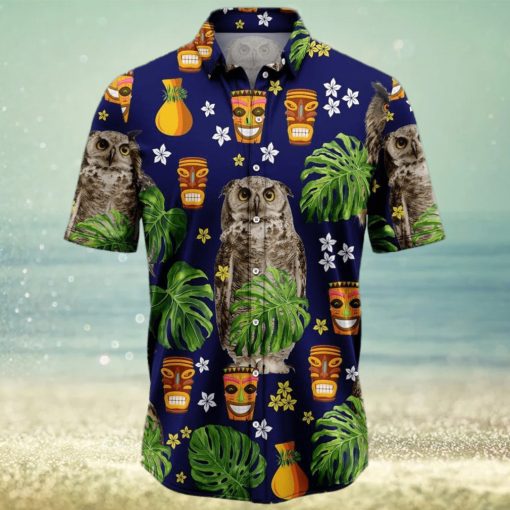 Owl Native Tropical Hawaiian Shirt For Men And Women