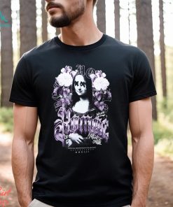 PLUS OVERSIZED GOTHIC MONA LISA FLORAL T SHIRT