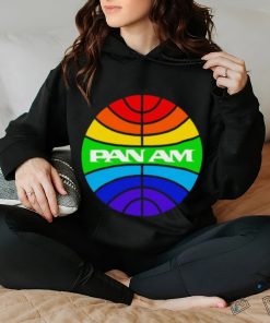 Pan am logo rainbow shirt