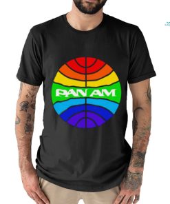 Pan am logo rainbow shirt