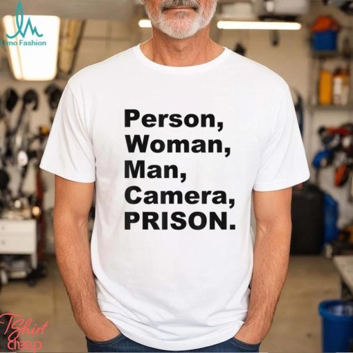 Person, Woman, Man, Camera, PRISON T Shirt (1)