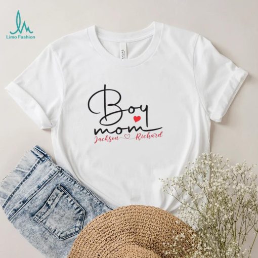 Personalized Mom Shirt With Kids Names Custom Tee Sweatshirt