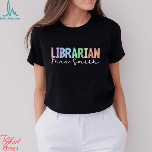 Personalized Name Librarian, Elementary Librarian Shirt