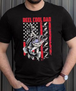 Personalized Vintage Reel Cool Dad Fathers Day 4th Of July shirt