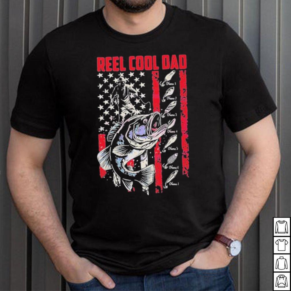 Personalized Vintage Reel Cool Dad Fathers Day 4th Of July shirt - Limotees