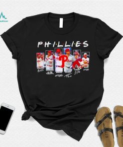 Philadelphia Phillies Friends Players Signatures Shirt