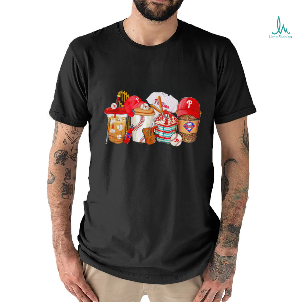 Philadelphia Phillies Latte Coffee Milk tea Hot chocolate shirt Philadelphia Phillies Latte Coffee Milk tea Hot chocolate shirt