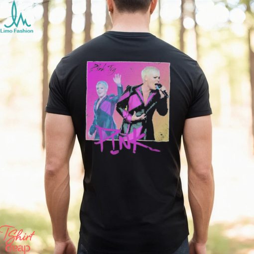 Pink try singing picture 2023 shirt