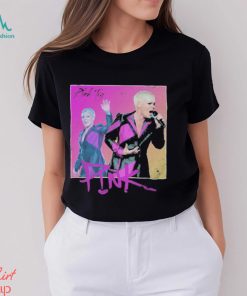 Pink try singing picture 2023 shirt