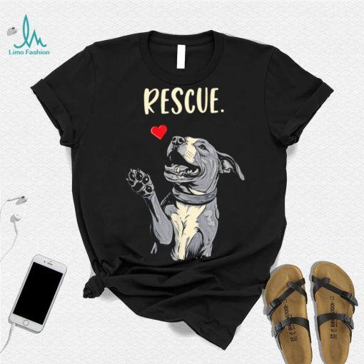 Pitbull Rescue Classic T Shirt