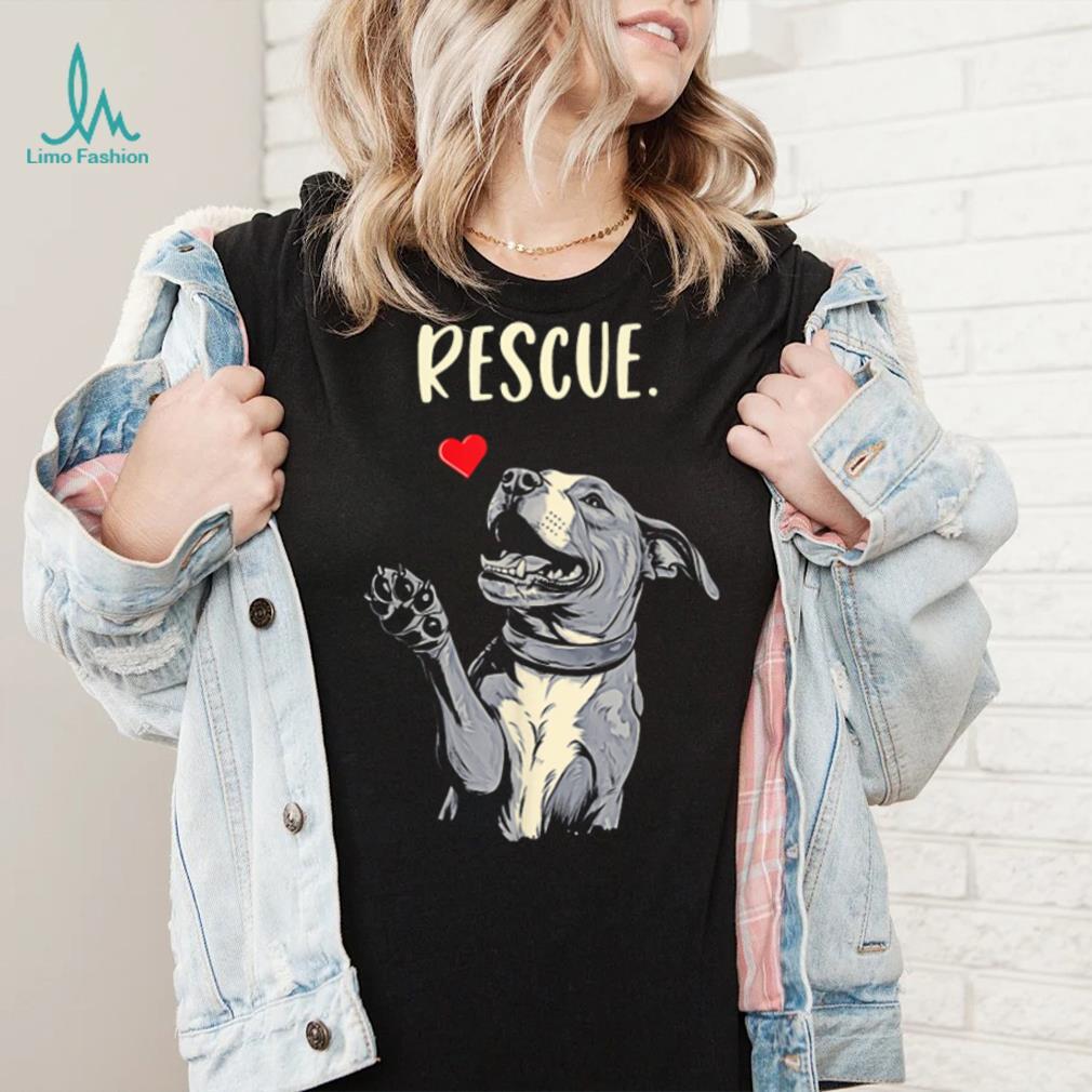 Rescue Pitbull T shirt