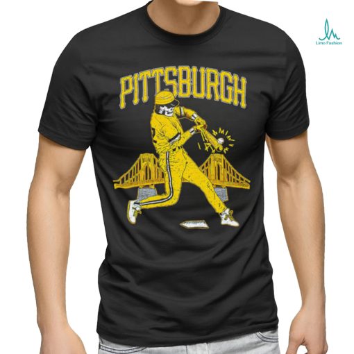 Pittsburgh Pirates skeleton baseball shirt