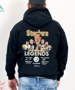 Pittsburgh Steelers Legends Jack Lambert Hines Ward Joe Greene Troy  Polamalu Jerome Legends Signature Shirt Weekender Tote Bag by Th - Pixels