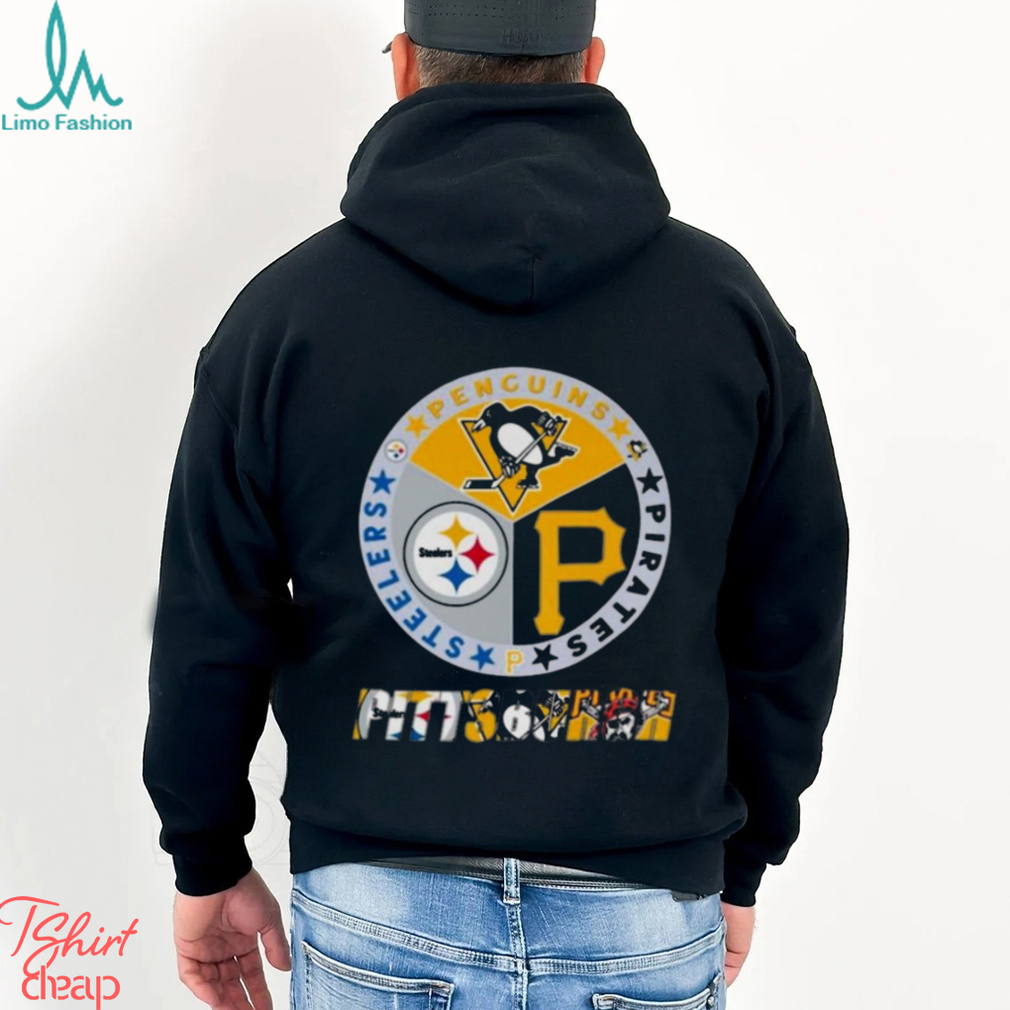 Pittsburgh Penguins Pirates Steelers logo shirt, hoodie, sweater, long  sleeve and tank top