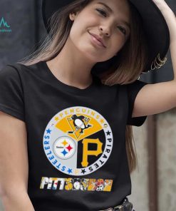 Pittsburgh sports teams logo Steelers Penguins and Pirates Shirt