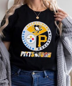 Pittsburgh sports teams logo Steelers Penguins and Pirates Shirt