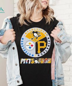 Pittsburgh sports teams logo Steelers Penguins and Pirates Shirt