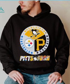 Pittsburgh sports teams logo Steelers Penguins and Pirates Shirt