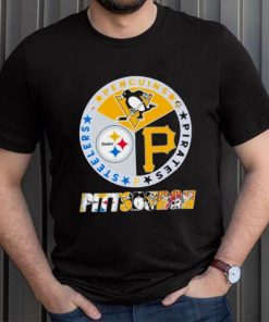 Pittsburgh sports teams logo Steelers Penguins and Pirates Shirt