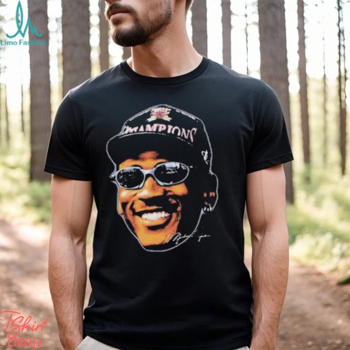 Portrait Face Basketball Player Michael Jordan T Shirt