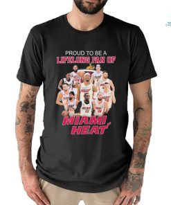 Proud To Be A Lifelong Fan Of Miami Heat 2023 Signatures Shirt
