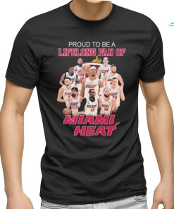 Proud To Be A Lifelong Fan Of Miami Heat 2023 Signatures Shirt