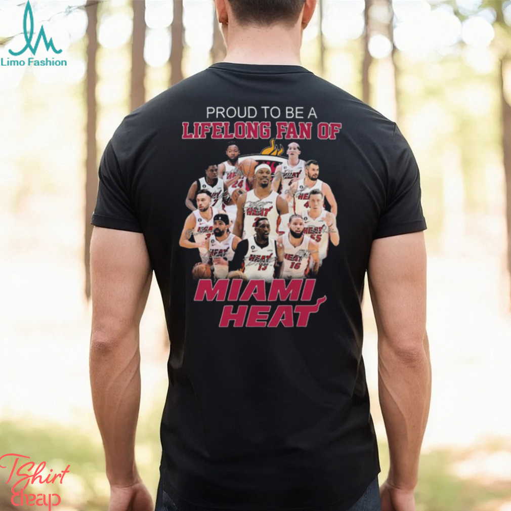 Proud To Be A Lifelong Fan Of Miami Heat Signatures shirt Proud To Be A Lifelong Fan Of Miami Heat Signatures shirt