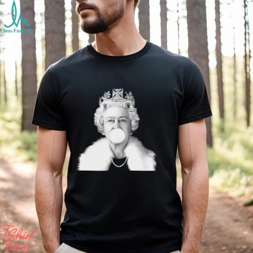 Queen RIP Queen Elizabeth II Bubble Gum Funny Royal Family UK Flag Kids T Shirt