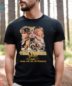 Queen of Rock N Roll Tina Turner 1939 2023 signature shirt