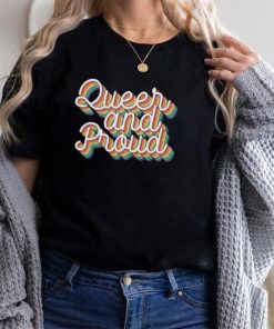 Queer And Proud Shirt for Gay Pride Tshirt, Rainbow Pride Shirt, Love Is Love Shirt for Pride Month, LGBTQ+ Shirt for Gay Pride Gift
