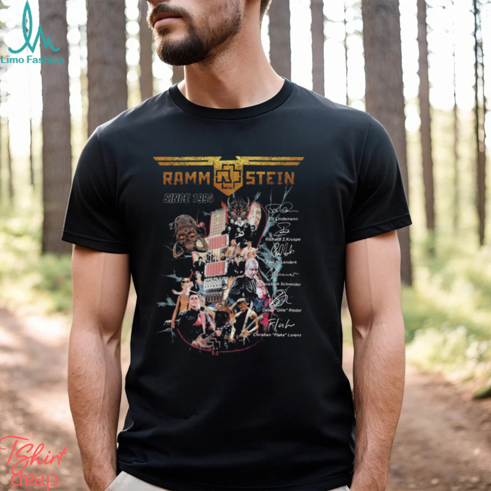 Ramm Stein Since 1994 Signatures shirt Ramm Stein Since 1994 Signatures shirt