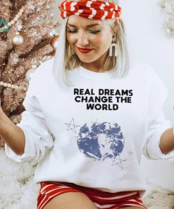 Read dreams change the world planet shirt