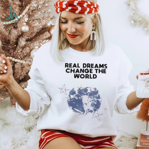 Read dreams change the world planet shirt