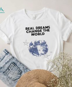 Read dreams change the world planet shirt