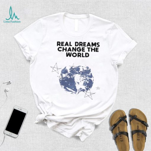 Read dreams change the world planet shirt