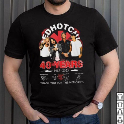 Red Hot Chili Peppers 40 Years Of 1983 2023 T Shirt