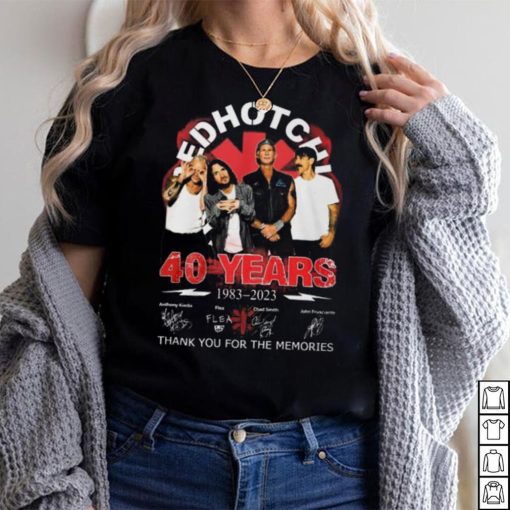 Red Hot Chili Peppers 40 Years Of 1983 2023 T Shirt