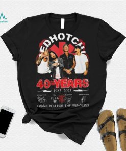 Red Hot Chili Peppers 40 Years Of 1983 2023 T Shirt