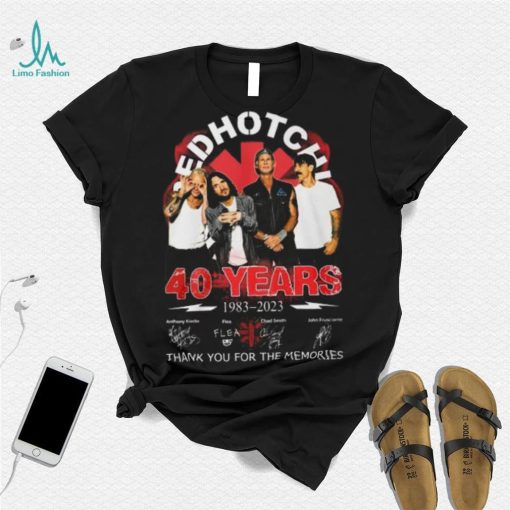 Red Hot Chili Peppers 40 Years Of 1983 2023 T Shirt