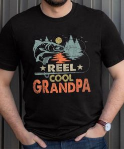 Reel Cool Grandpa Fishing Lover Vintage Father’s Day Short Sleeve T shirt