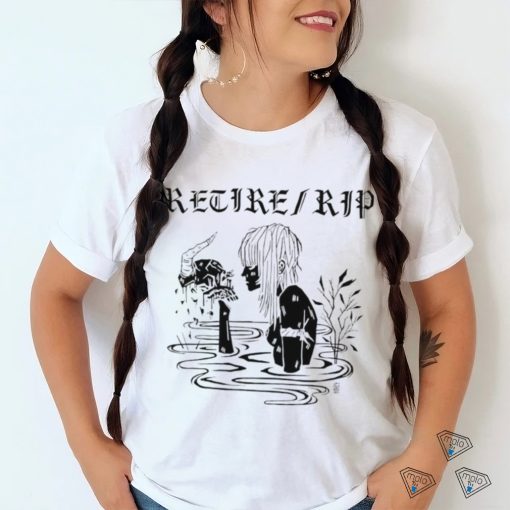 Retire Rip skull art shirt