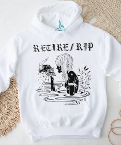 Retire Rip skull art shirt