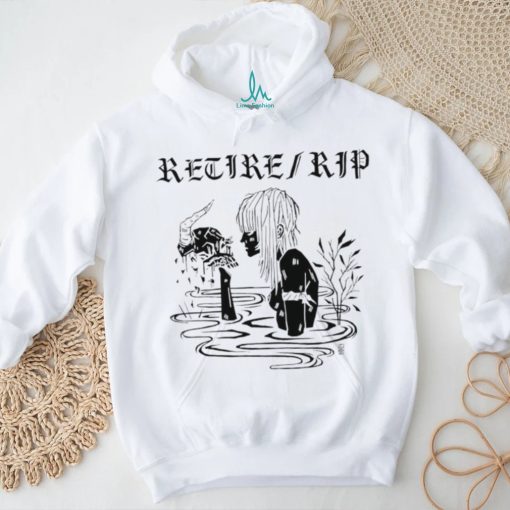 Retire Rip skull art shirt