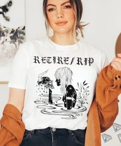 Retire Rip skull art shirt