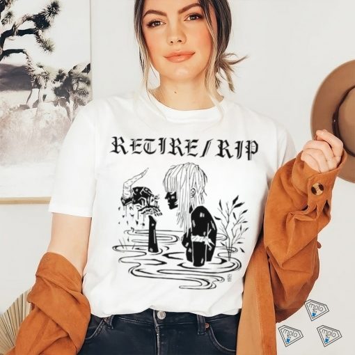 Retire Rip skull art shirt