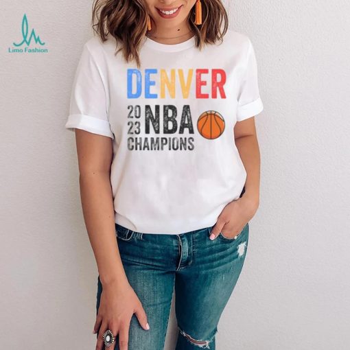 Retro Denver 2023 NBA Champions Tshirt, Vintage Nuggets Championship Shirt