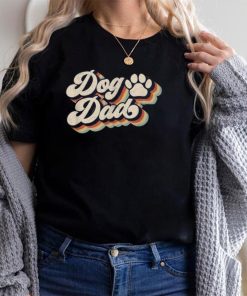 Retro Groovy Dog Dad Daddy Father’s Day Dogs Paw Puppy Lover Crewneck Sweatshirt